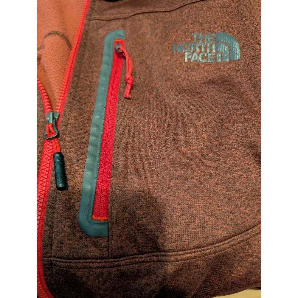 North Face Sweatshirt Men's Size XXL‎ 1/4 zip Red